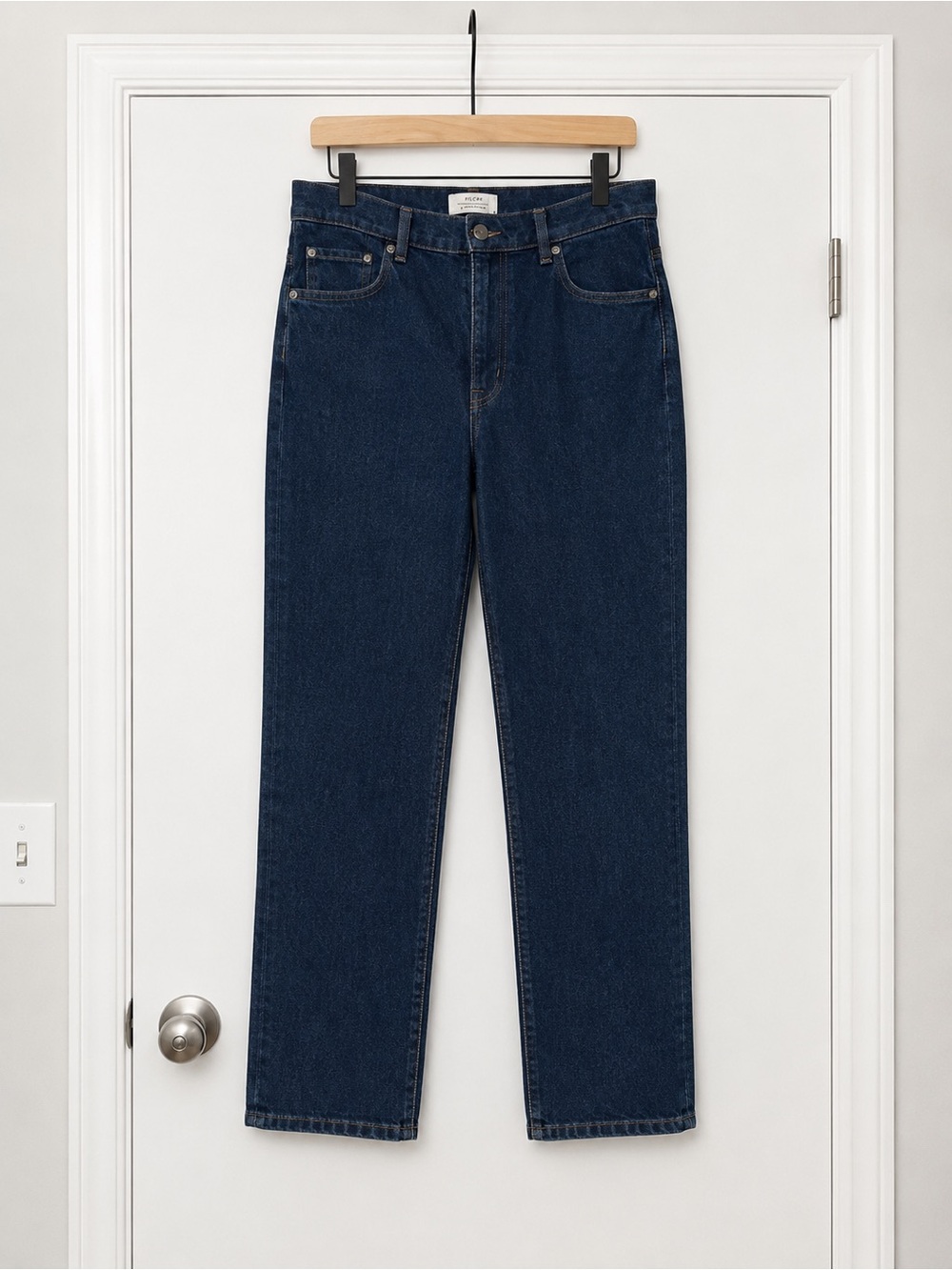 & Other Stories Women's Straight-Leg Jeans in Dark Blue Sz 31